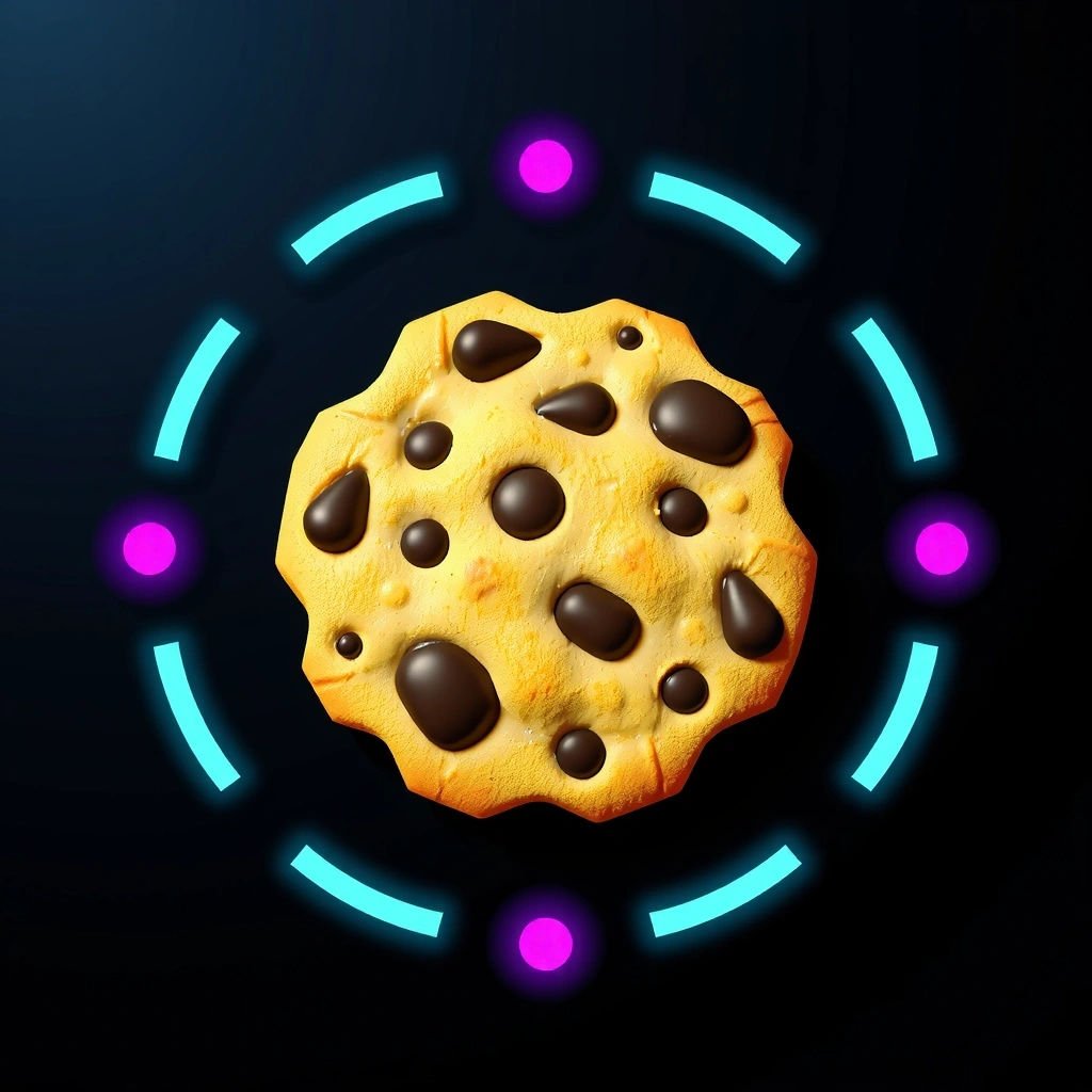 Ilustración de cookies digitales