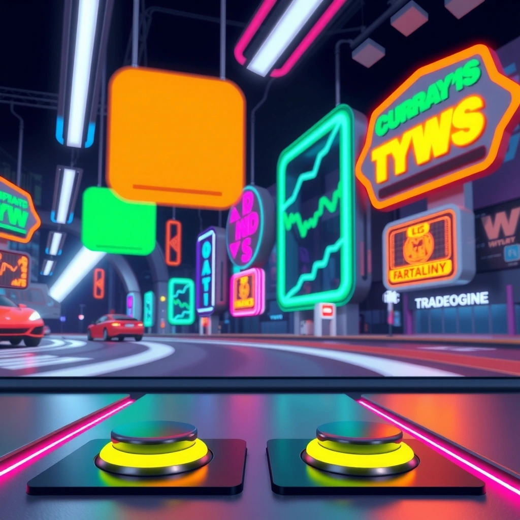 Neon Trader arcade